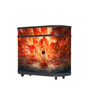 Серия светодиодных стойок регистрации Красочный передвижной стол