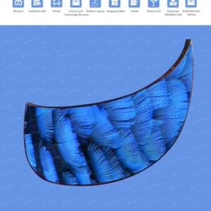 Серия крыльев Гибкий и креативный светодиодный дисплей